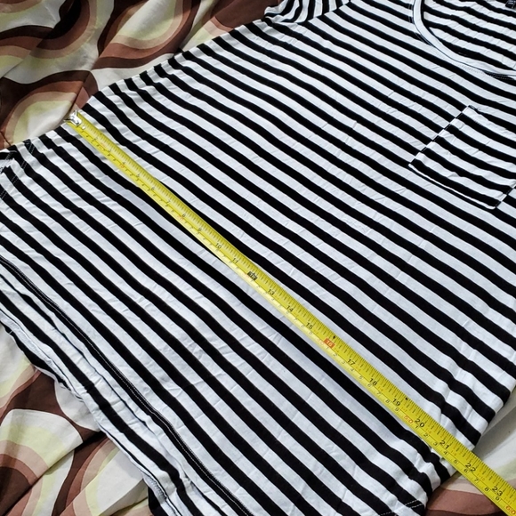 🫱🏿‍🫲🏾 Women stripe spense knit maternity shirt size xl - Picture 3 of 8